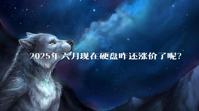 2025年六月现在硬盘咋还涨价了呢？